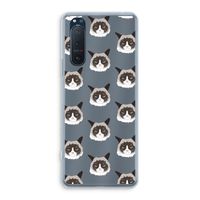 It's a Purrr Case: Sony Xperia 5 II Transparant Hoesje