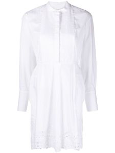 MARANT ÉTOILE Rheana broderie-anglaise shirtdress - Blanc