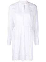 MARANT ÉTOILE robe-chemise Rheana en broderie anglaise - Blanc