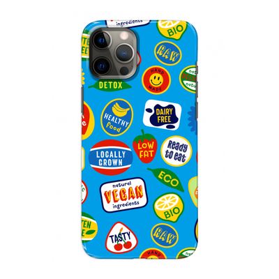Fruitsticker: Volledig geprint iPhone 12 Hoesje