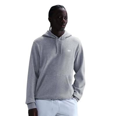 Nike Sportswear Club Fleece Hoodie Grijs Wit