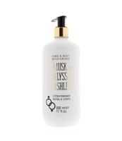 Alyssa Ashley bodylotion met pomp musk 500ml unisex