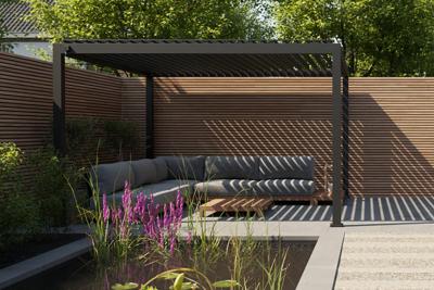 Alvaro Terrasoverkapping 360 x 400 antraciet