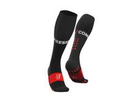 Compressport Full socks Run compressiesokken zwart T1