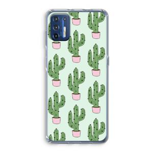 Cactus Lover: Motorola Moto G9 Plus Transparant Hoesje