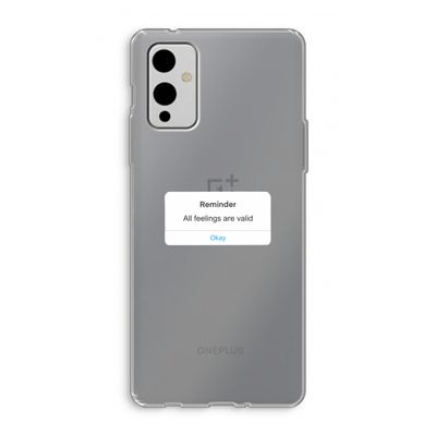 Reminder: OnePlus 9 Transparant Hoesje