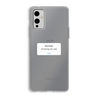 Reminder: OnePlus 9 Transparant Hoesje