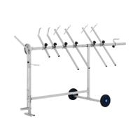 Roterende lakstandaard - 6 houderbeugels - 360° - 90 kg