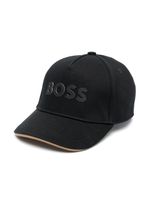 BOSS Kidswear casquette à logo brodé - Noir