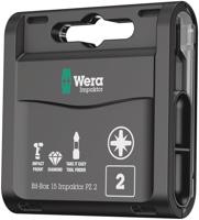 Wera Bit-Box 15 Impaktor PZ 2, 15-delig - 1 stuk(s) - 05057763001