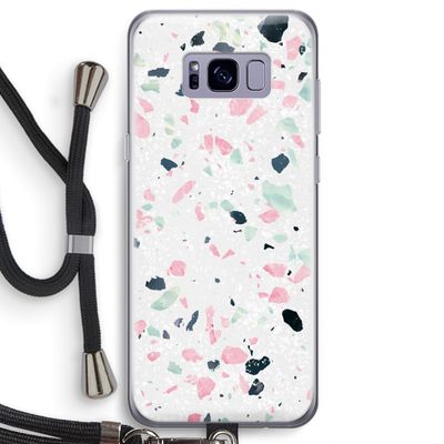Terrazzo N°3: Samsung Galaxy S8 Transparant Hoesje met koord