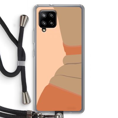 Bikini: Samsung Galaxy A42 5G Transparant Hoesje met koord