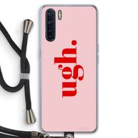 Ugh: Oppo A91 Transparant Hoesje met koord