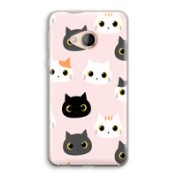 Katten: HTC U Play Transparant Hoesje Katten: HTC U Play Transparant Hoesje