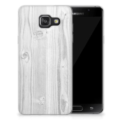 Samsung Galaxy A3 2016 | Bumper Hoesje | White Wood