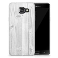 Samsung Galaxy A3 2016 | Bumper Hoesje | White Wood