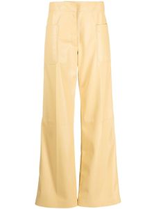 Stella McCartney pantalon Alter Mat à coupe ample - Jaune