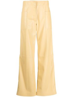 Stella McCartney pantalon Alter Mat à coupe ample - Jaune