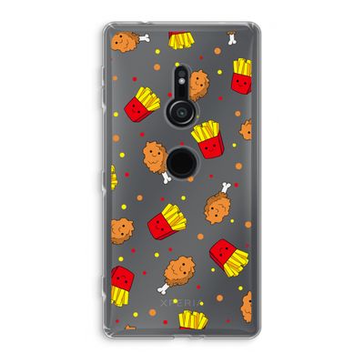 Chicken 'n Fries: Sony Xperia XZ2 Transparant Hoesje