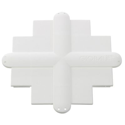 GBF 30 Afdekplaat inbouwrails tbv. GB34-40 - Wit