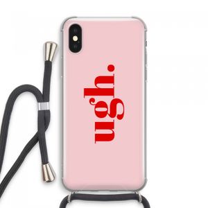 Ugh: iPhone XS Max Transparant Hoesje met koord