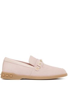 Valentino Garavani mocassins Leisure Flows en cuir - Rose