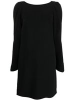 Nº21 robe courte à col v - Noir