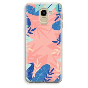Tropisch: Samsung Galaxy J6 (2018) Transparant Hoesje