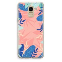 Tropisch: Samsung Galaxy J6 (2018) Transparant Hoesje