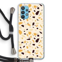 Terrazzo N°13: Samsung Galaxy A32 4G Transparant Hoesje met koord