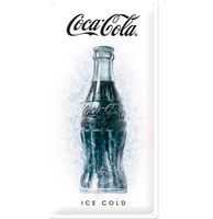 Coca-Cola Ice White Metalen Bord - 25 x 50 cm - thumbnail