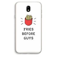 Fries before guys: Samsung Galaxy J7 (2017) Transparant Hoesje