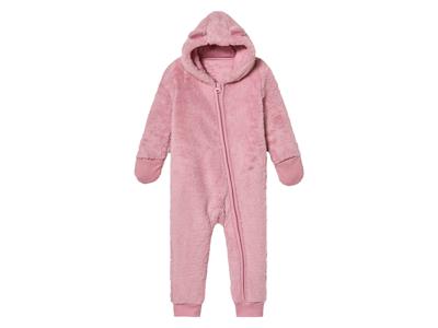 lupilu Baby fleece onesie (74/80, Roze)