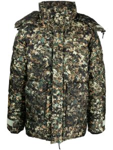 The North Face 73 leaf-print padded jacket - Vert