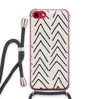 Marrakech Arrows: iPhone SE 2020 Transparant Hoesje met koord