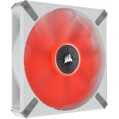 Corsair Casefan ML140 Led Elite Wit/Rood Premium