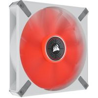Corsair Casefan ML140 Led Elite Wit/Rood Premium - thumbnail