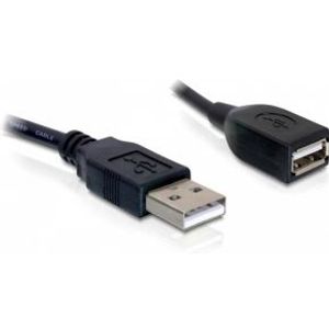 Delock 82457 Verlengkabel USB 2.0 A-A 15cm male/female