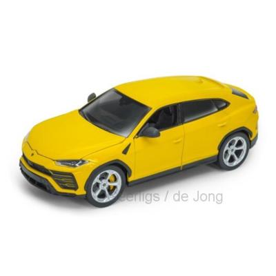 Welly Modelauto - Lamborghini Urus - geel - 1 x 1 x 1 cm - speelgoedauto