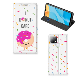 OPPO A15 Flip Style Cover Donut Roze