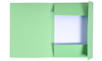 Exacompta dossiermap Foldyne ft 24 x 32 cm (voor ft A4), lichtgroen, pak van 50 stuks - thumbnail