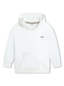 BOSS Kidswear hoodie à logo imprimé - Blanc