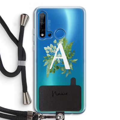 Green Brush: Huawei P20 Lite (2019) Transparant Hoesje met koord