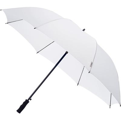 Falcone golfparaplu/stormparaplu - windproof - wit - 120 cm - automaat