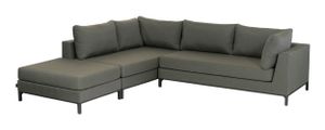 WOOOD Loungeset 'Capri' Links, Aluminium, kleur Groen