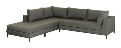 WOOOD Loungeset 'Capri' Links, Aluminium, kleur Groen