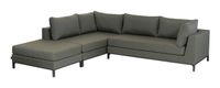 WOOOD Loungeset 'Capri' Links, Aluminium, kleur Groen