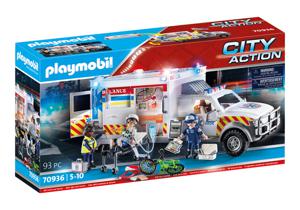 Playmobil City Action 70936 Reddings-voertuig: US ambulance