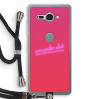 Vice Glow: Sony Xperia XZ2 Compact Transparant Hoesje met koord