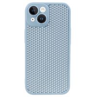 iPhone 15 Kstdesign Icenets Series Plastic Case - Light Blue